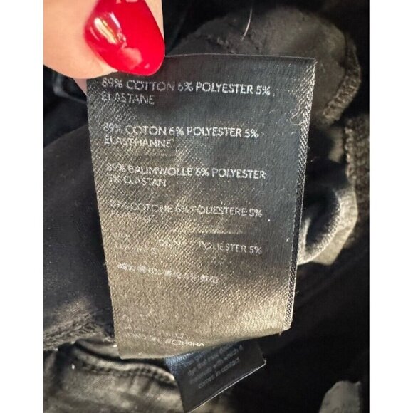 We The Free Women’s Sz 27 Black Multi Seam Straight Leg Denim Jeans - Picture 7 of 9